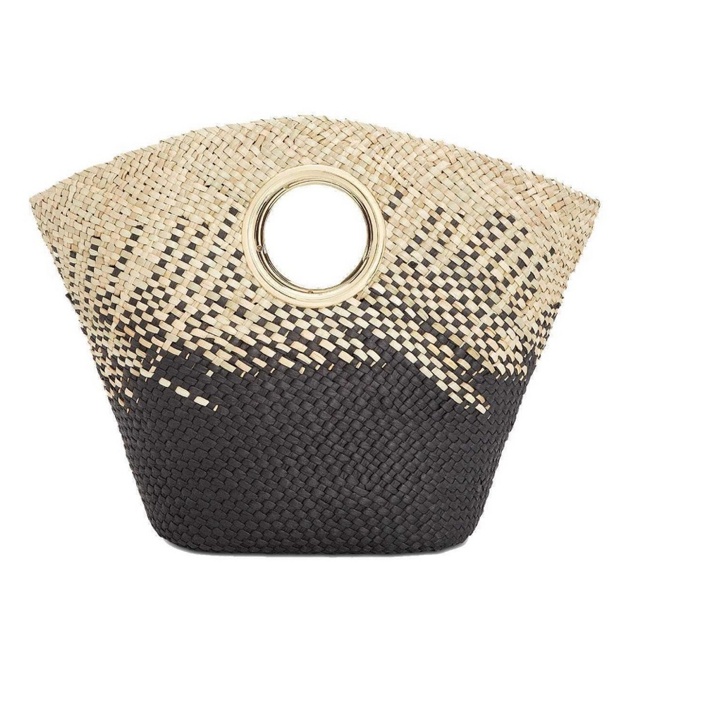 INC International Concepts Straw Open Handle Tote